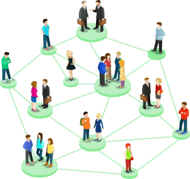 Professionals connecting through Awtar